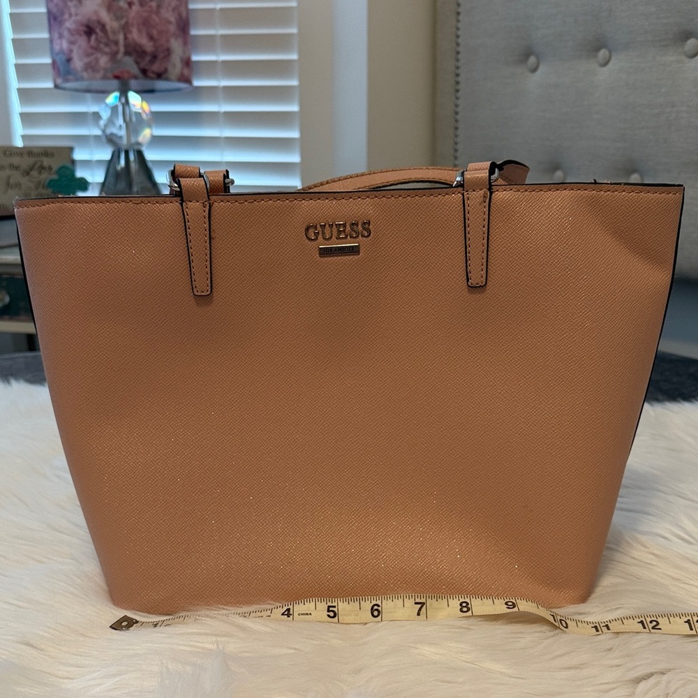 GUESS Pink Women's Tote Bag - Picture 1 of 9